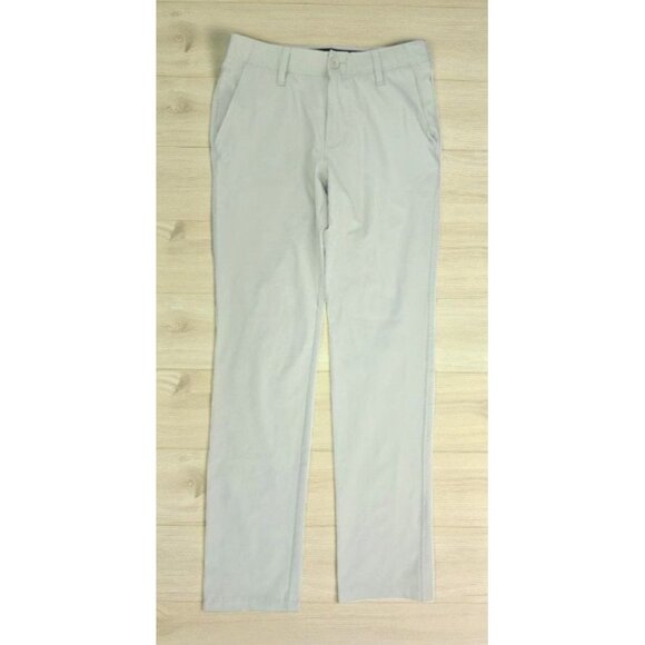Under Armour Mens Khaki Athletic Golf Pants 30x32 Stretch Fit - Picture 1 of 9